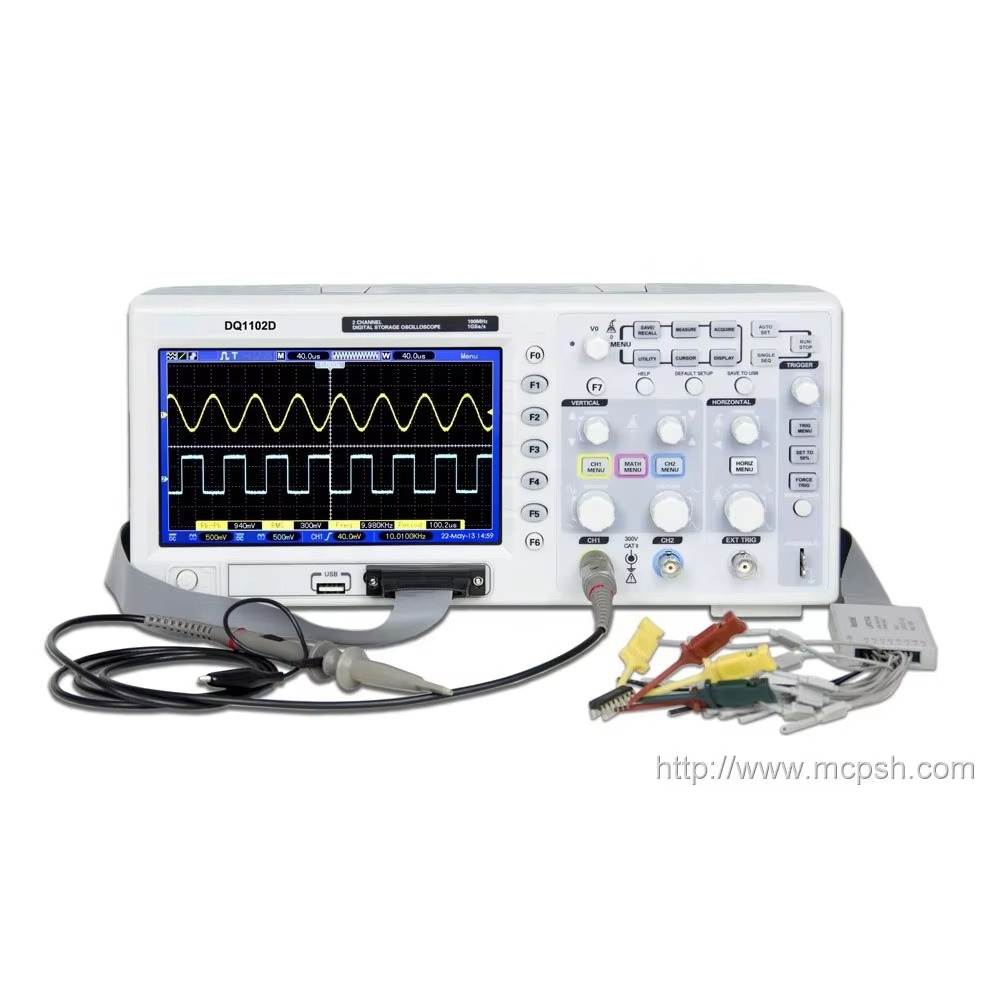 DQ9104 DQ9204 DIGITAL STORAGE  - Digital Storage Oscilloscope 4 Channel 100Mhz ulasan dan harga
