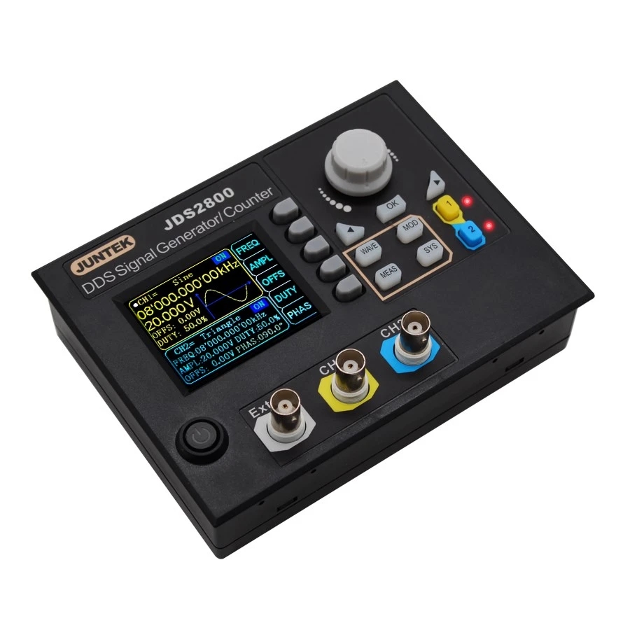 JDS2800-15M 60MHz DDS Function - Dual Channel Arbitrary Waveform Function Generator 60Mhz ulasan dan harga