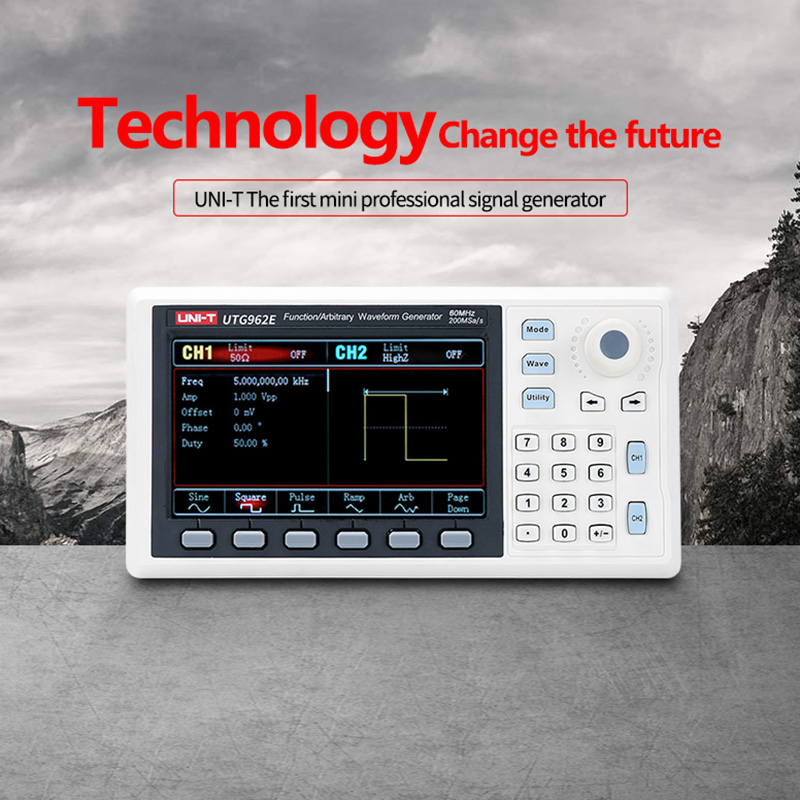 UNI-T UTG932E UTG962E Function - Dual Channel Arbitrary Waveform Function Generator 60Mhz ulasan dan harga